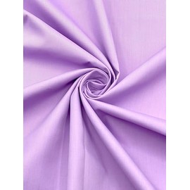EOVEA - Cotton Polyester Fabric by The Yard – 60" Wide Broadcloth Fabric, Soft, Lightweight & Breathable Material for Lining, Curtains, Bedding, Skirts, Sewing Projects (Lavender, 1 Yard)
