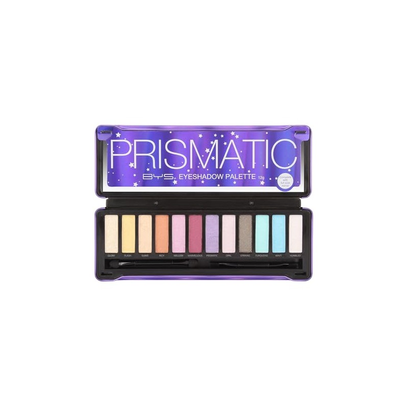 BYS Prismatic Eyeshadow Palette, Multicolor