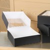 PFAMKEER 36 pcs 9x9x2.5 Inches Bakery Boxes with Window, Cake