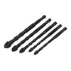 5Pcs Drill Bit Cross Spear Head Hex Shank Drilling Tool