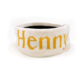 CONNETIC Henny Headband White Gold Embroidered Logo Adult Headband (White)
