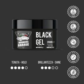 Barbers Garage Farbgel für weißes und graues Haar - mit Pflanzenextrakt - starker und langanhaltender Halt - natürlicher Glanz-Effekt