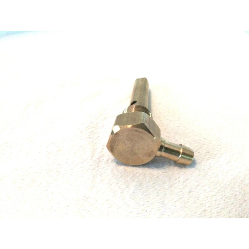 Temco 3/8" NPTF Brass Rollover Vent Valve 5/16" ID Hose