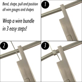 The Beadsmith WrapMaker Plier – Ergonomic Handle, 5” (127mm) – Holds Wire Bundle Securely As You Wrap – Works On All Gauges & Shapes – Bend, Shape, Pull & Position Wire