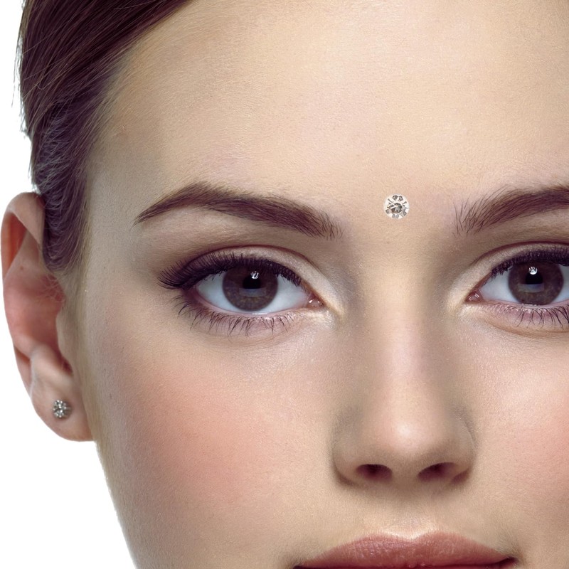Indian Fashion Bindi Women Forehead Stickers Dot Bridal - Multicolour