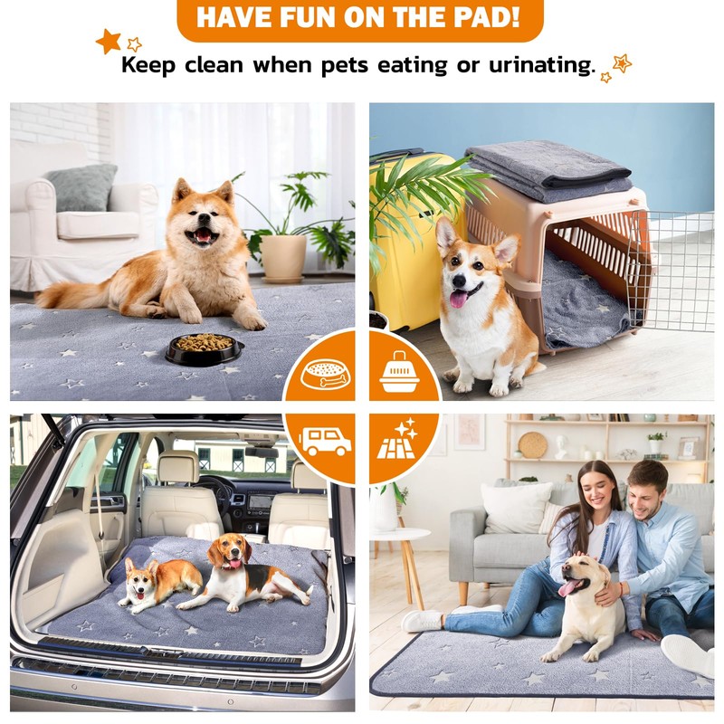 LOOBANI LOOBANI Washable Pee Pads for Dogs, Fast Absorption Reusable