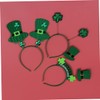Minkissy 3pcs St Patrick's Day Hairband Set Creative Decor for