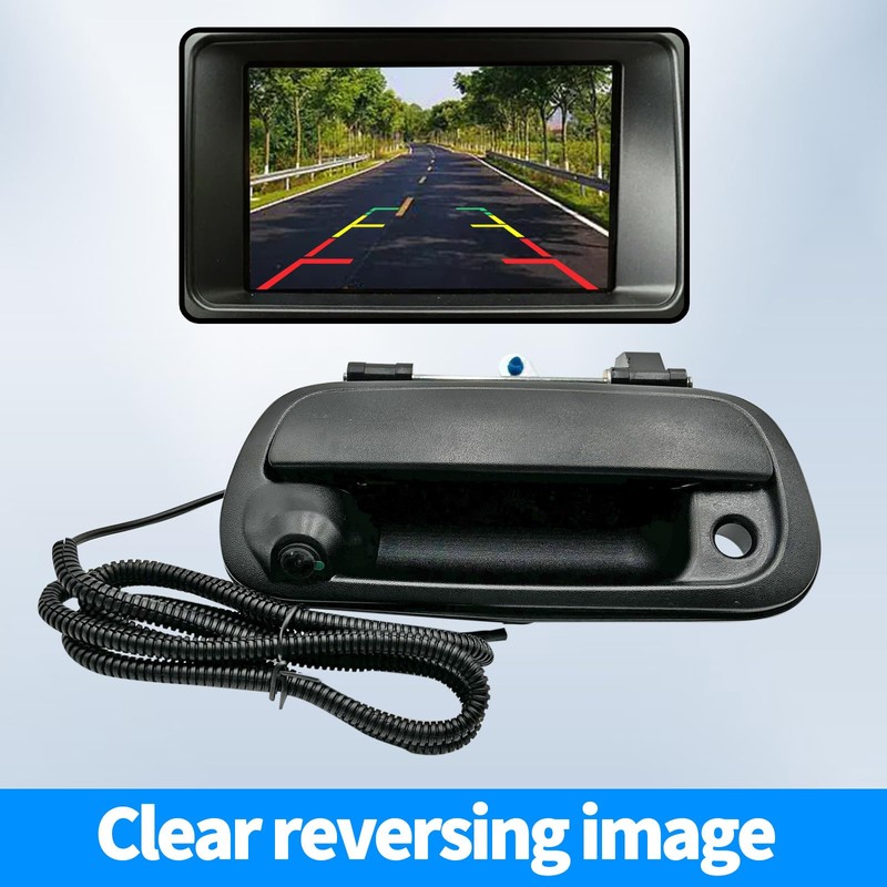 Rear View Camera Car Backup Tailgate Handle Camera Replacement for