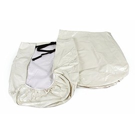 Camco 45336 Vinyl Wheel & Tire Protector, 2 Pack (40 inches-42 inches, Off-White)