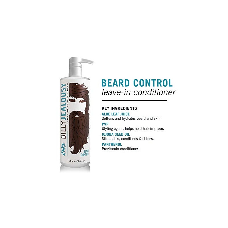 Billy Jealousy Beard Control Leave-In Beard Conditioner, 16 fl. oz.