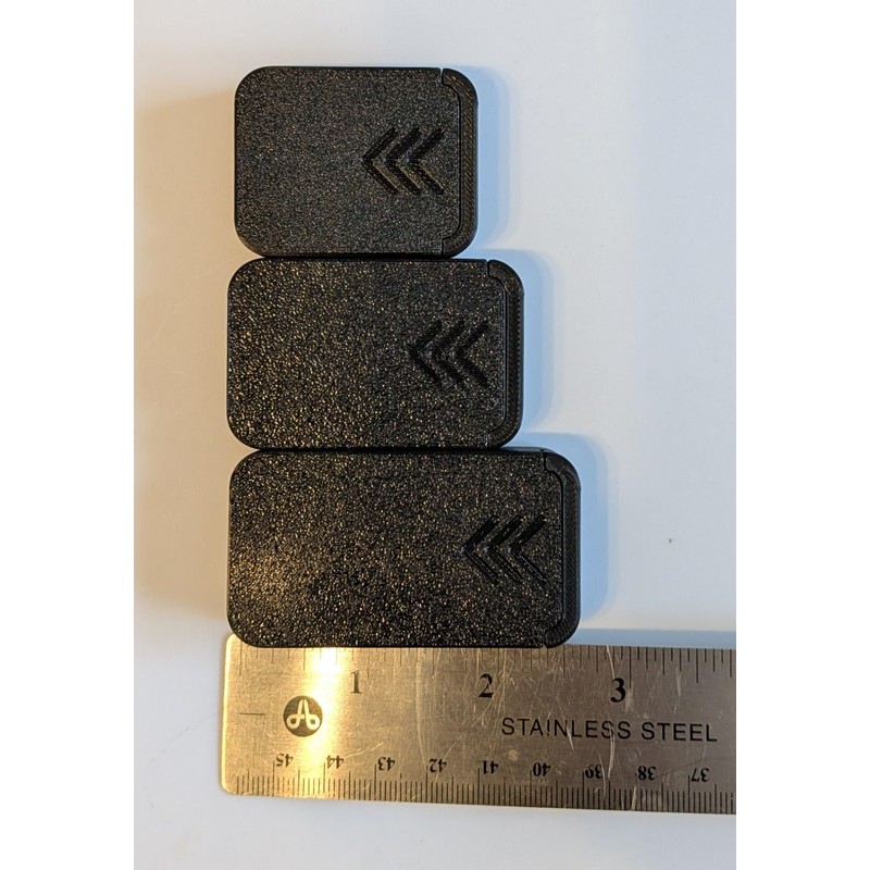 3BP - Size 13 Large (8X) Hearing Aid Battery Case,