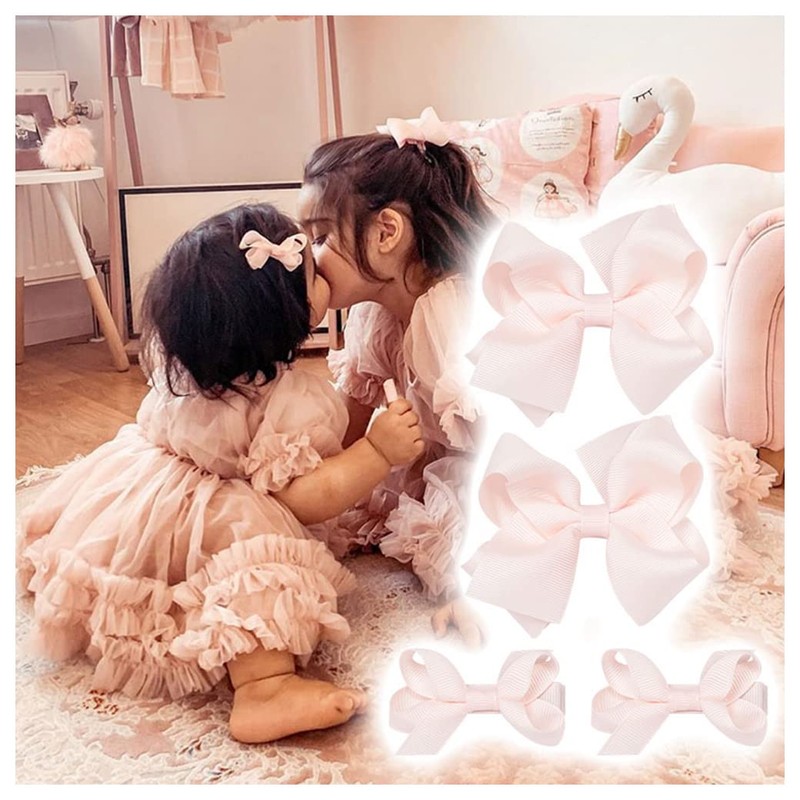 AIMIYan Hair Bow Grosgrain Ribbon Hair Bows Clips for Toddlers