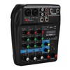 Mini USB Bluetooth Sound Card 4-channel Mixer for Household Stage