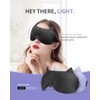 SOFTSLEEP Funny Blackout Sleep Mask，Cute Cat Ears 3D Eye Cover