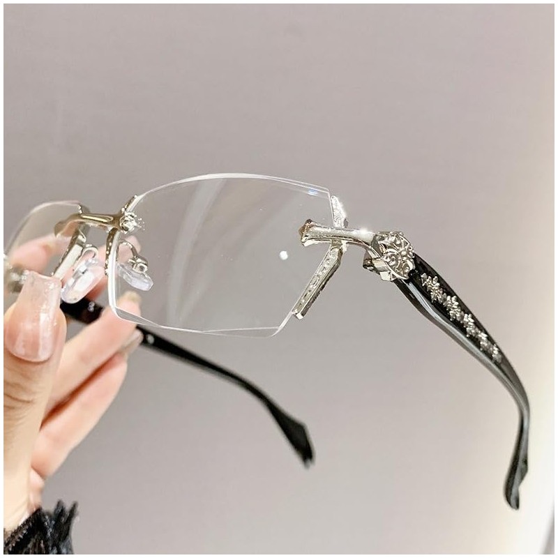 88flix Korean Glasses, Blue Light Cut, Lightweight, Small Face, For