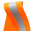Jocon Safety SF8100 Sew On Florescent Reflective Elastic Tape 2"X118"-Orange