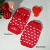 Persoshow Valentine's Day Sweater for Dog,Red Soft Valentine's Day Dog