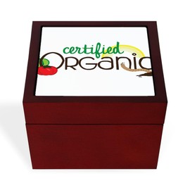 CafePress Certified Organic Memory Keepsake Jewelry Box, 5"x5"x3.75"