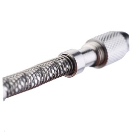 WOONEKY Mini Hand Drill Spiral Bit Semi-auto Pin Vice Drill for Hobby Jewellery Making