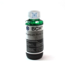 BCH Premium Green Dye Ink for Canon Printer - Compatible for CLI-8G CLI-8 Ink Cartridges Pro9000-100ml Retail Bottle