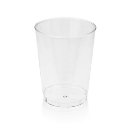 True Clear Plastic Cups for Party, Disposable Cocktail Glasses, Drinking Tumblers for Fiesta, Beer Pong, Birthday Supplies, 10 oz, Set of 50
