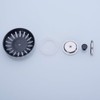 Kitchen Sink Drain Basket Strainer Filter/Stopper with Handle, Anti-Clog Kitchen