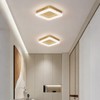 Vloitgol 10 Inch 4500K Square Modern Flush Mount Ceiling Light