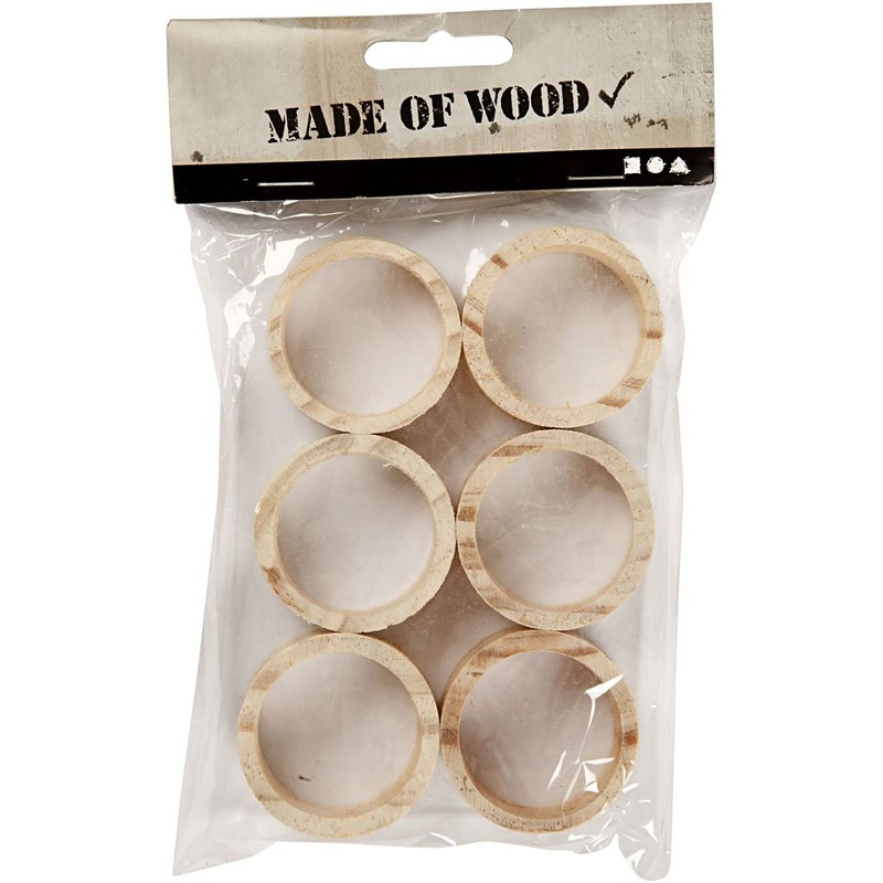 Creativ Company 564880 Serviettenhalter aus Holz 6