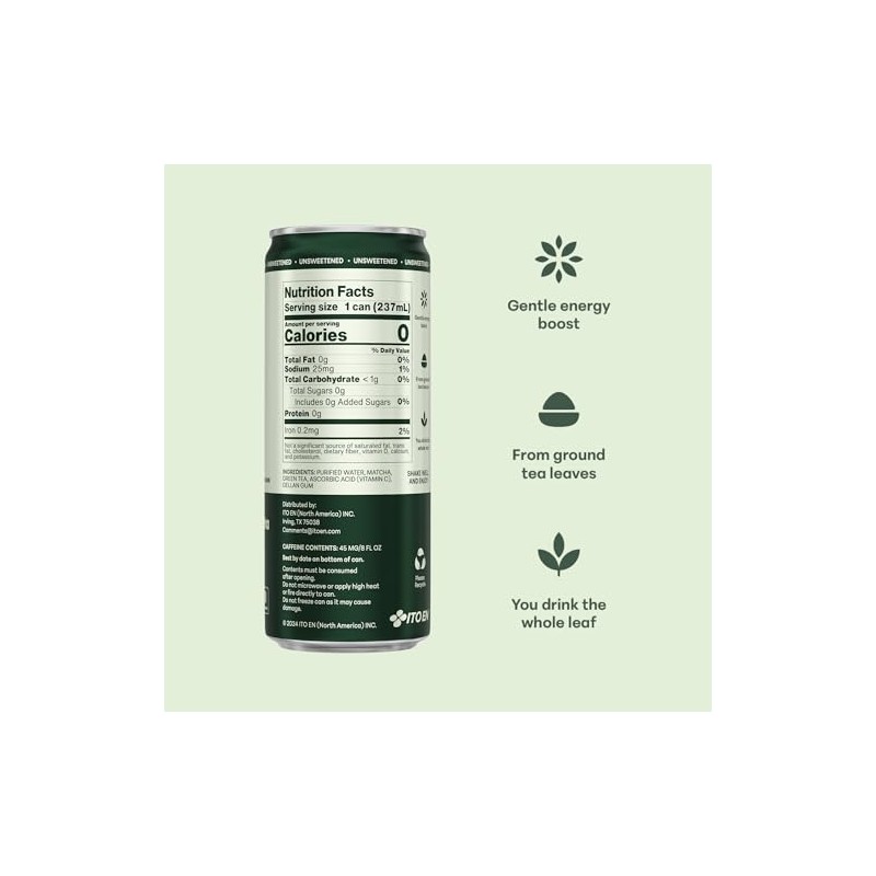 matcha LOVE Unsweetened Matcha + Green Tea - 8 Ounce