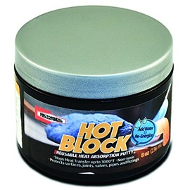 Rectorseal 83560 Hot Block Reusable Heat Absorption Putty, 8 oz, Gray