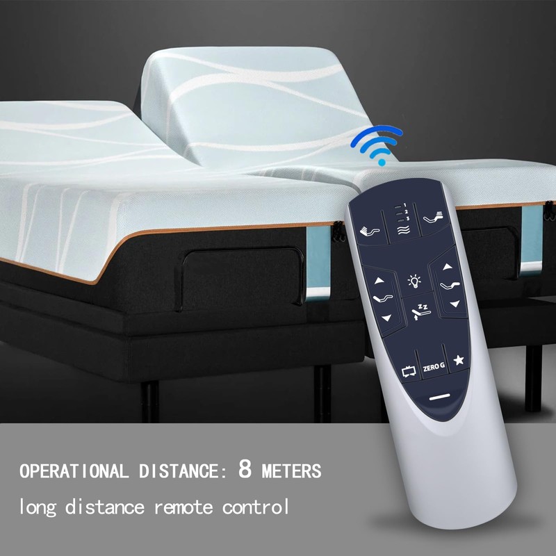 PZL RF358A RF502A Replacement Remote Control for Tempurpedic Ergo/Ergo Extend