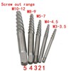 11Pcs Damaged Screw Extractor Set Broken Remover Kit Removal Tool