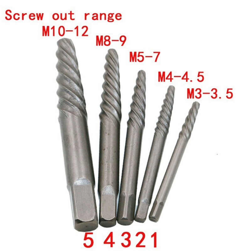 11Pcs Damaged Screw Extractor Set Broken Remover Kit Removal Tool