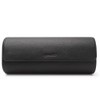 HYNDMAN&CO ALCANTARA® TIMELESS QUALITY, TRAVEL, THREE SPACE-Leather Watch Roll Case,