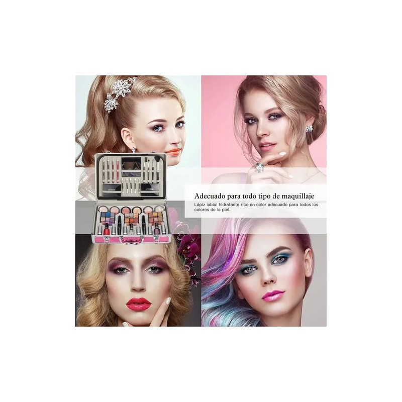 Kit De Maquillaje Profesional,sombras Ojos Paleta Para Mujer
