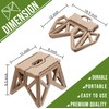 Tactical Folding Step Stool Portable Small Chair Collapsible for Kitchen,Hiking