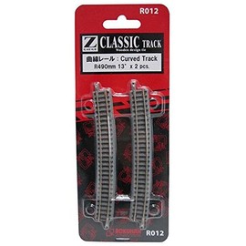 Rokuhan R012 Z Scale Curved Track R490 13 Degree z scale track