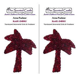 The Scented Castle 2-Pack Palm Tree - Black Cherry Scented Air Freshener