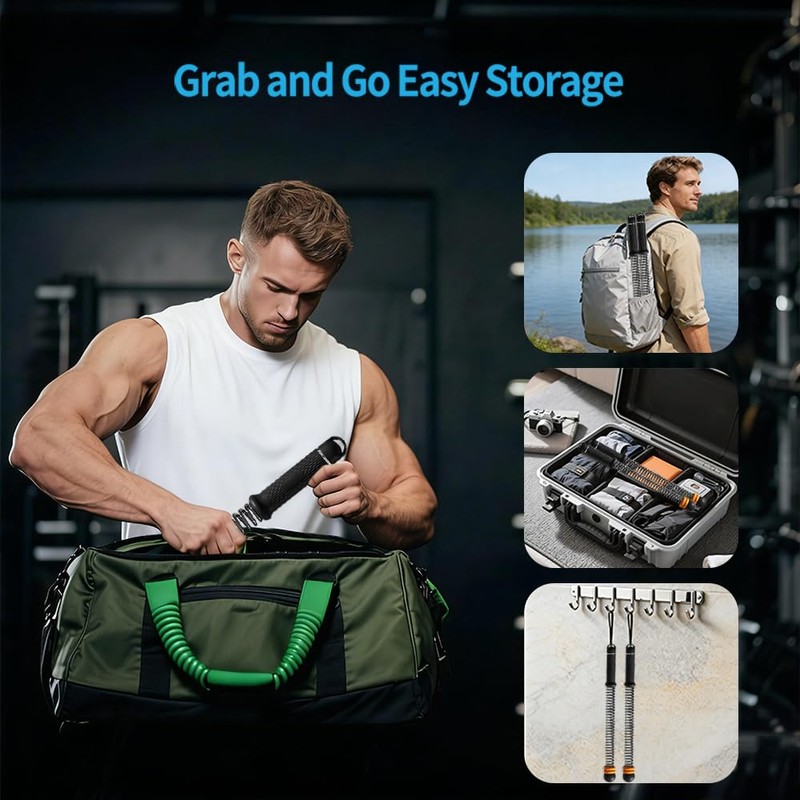 Ropeless Battle Rope – Portable No-Anchor Training Rope for Home