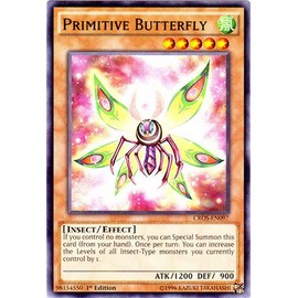 Yu-Gi-Oh! - Primitive Butterfly (CROS-EN097) - Crossed Souls - 1st Edition - Common