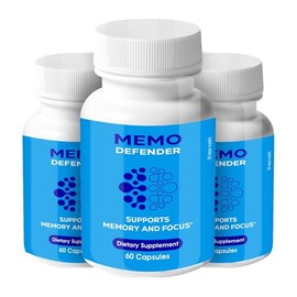 nutradash (3 Pack) Memo Defender, Memo Defender Capsules, Memo Defender Pills
