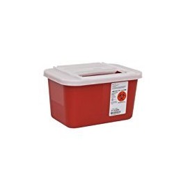 Mfr#31143699 - Sharps Container 1 Gallon Red Base (Case of 32) by Kendall/Covidien
