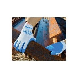 SHOWA Coated Gloves, S, Blue/Gray, PR