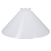 Cobbler Shade Opal White Diameter 257 mm Lamp Glass E27