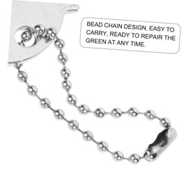 BESPORTBLE 8pcs Golf Green Fork Golfs Divot Fork Divot Repair Forks Golf Tees Golf Equipment Golf Training Accessories Golf Divot Tool Golf Stinger Driving Range Tees Golf Tool Steel Silver