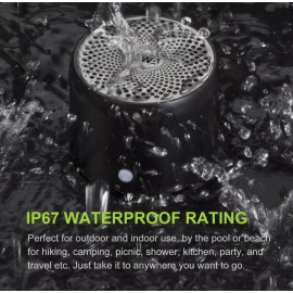 EWA A106 1.54 in 3W Portable Bluetooth Mini Speaker - Black