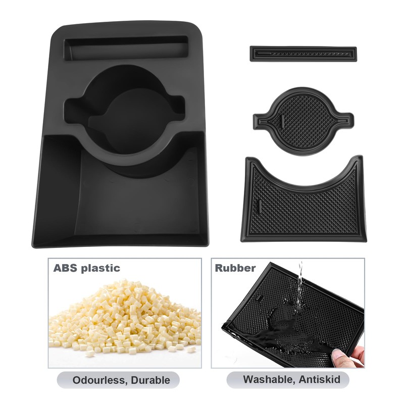 SKTU Centre Armrest Organiser Compatible with Dacia Spring Electric EV