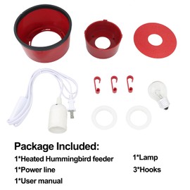 Hummingbird Feeder Heater for Winter Outdoor Garden Backyard (Feeder Not Included)