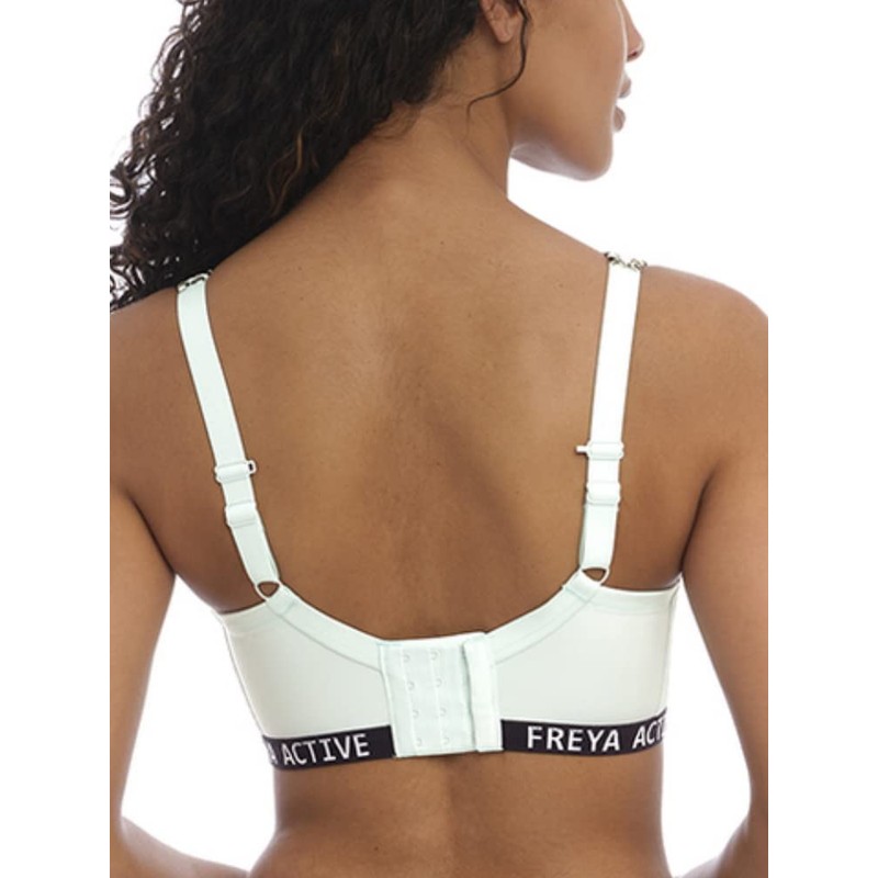 Freya Dynamic Soft Cup Sports Bra Pure Leopard Aqua White