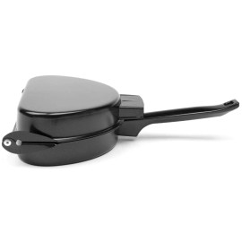 vic_space1 Omelet Pan Non Stick Folding Omelette Cook Carbon Steel Easy Clean Double Sided
